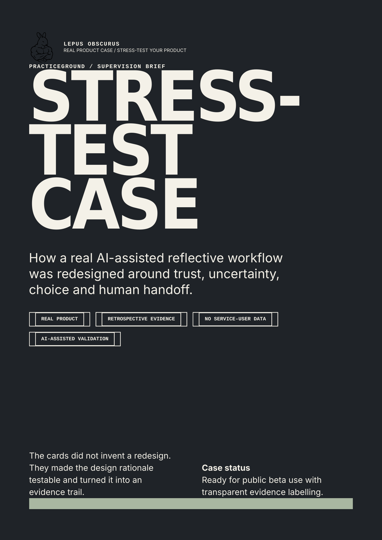 PracticeGround retrospective case-study cover